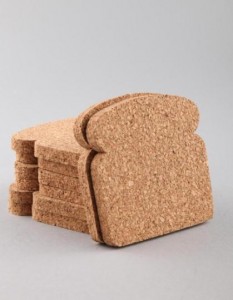 Toast coasters
