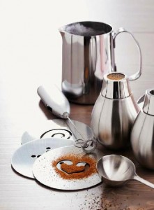 Coffee decorating set